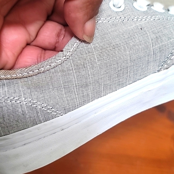 VANS ULTRACUSH SKATE WOMEN'S LACE UP GRAY LOW PLAID CANVAS SNEAKERS SIZE 8 - Picture 13 of 15
